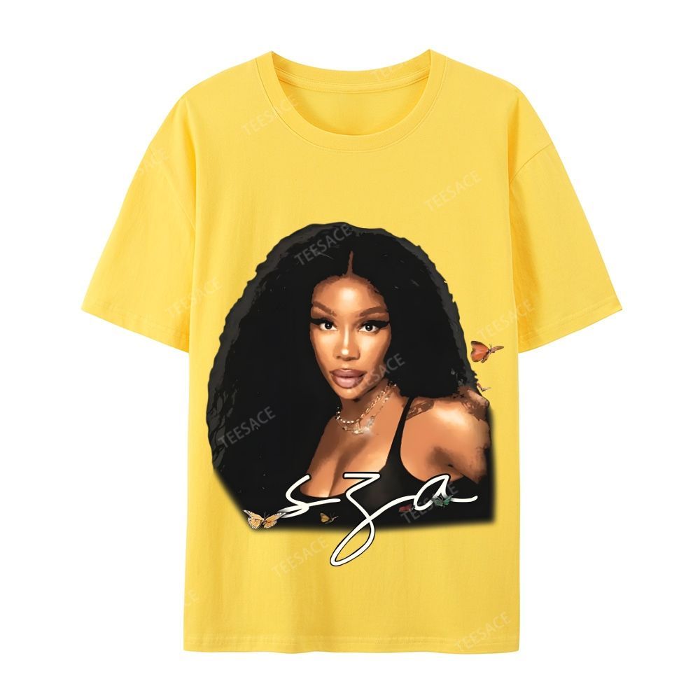 Unisex-Adult Ultra Cotton T-Shirt Graphic  SZA TEE