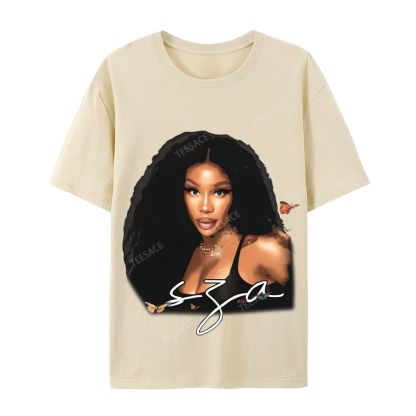 Unisex-Adult Ultra Cotton T-Shirt Graphic  SZA TEE