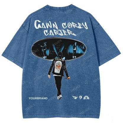 Unisex-Adult Ultra Cotton Washed T-Shirt Graphic  JAY-Z TEE