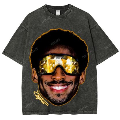 Unisex Fit Washed T-Shirt "Kobe Vision" Kobe Tee