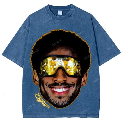 Unisex Fit Washed T-Shirt "Kobe Vision" Kobe Tee
