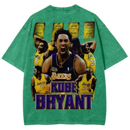 Unisex Fit Washed T-Shirt "Kobe Vision" Kobe Tee