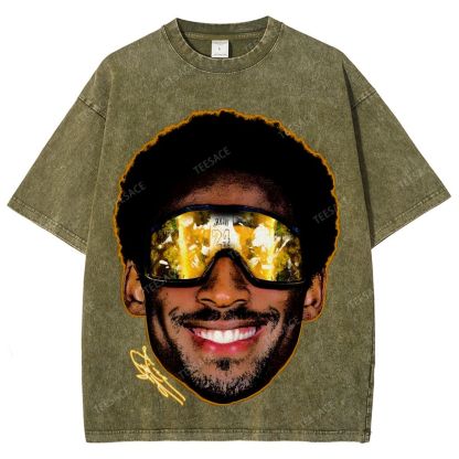 Unisex Fit Washed T-Shirt "Kobe Vision" Kobe Tee