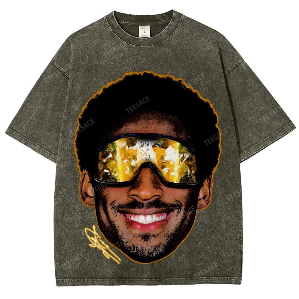 Unisex Fit Washed T-Shirt "Kobe Vision" Kobe Tee