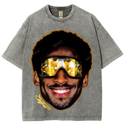 Unisex Fit Washed T-Shirt "Kobe Vision" Kobe Tee