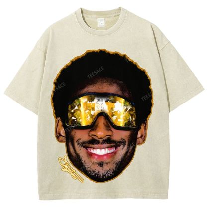 Unisex Fit Washed T-Shirt "Kobe Vision" Kobe Tee