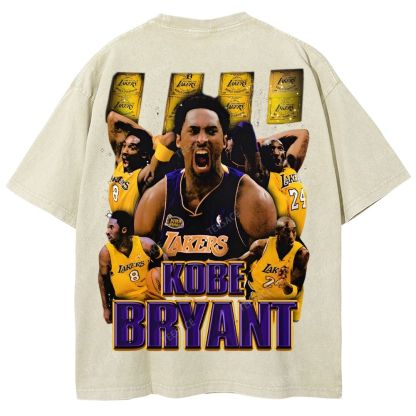 Unisex Fit Washed T-Shirt "Kobe Vision" Kobe Tee