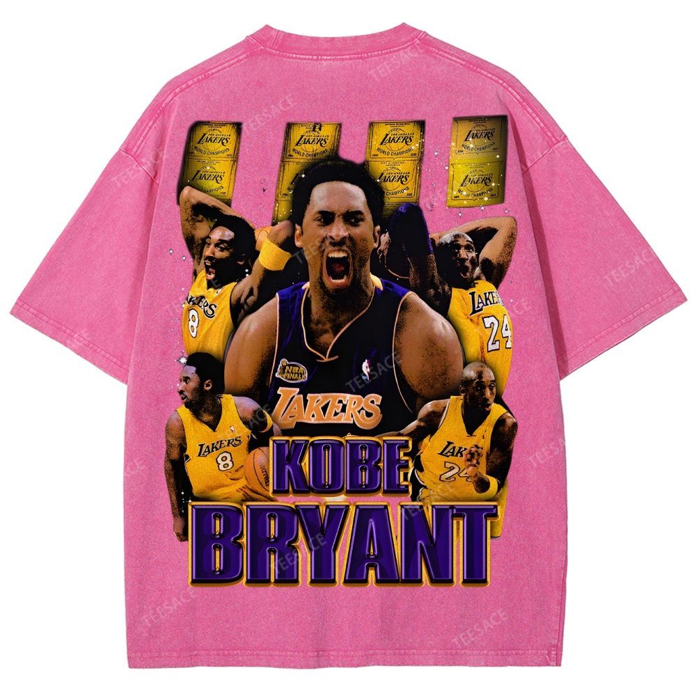 Unisex Fit Washed T-Shirt "Kobe Vision" Kobe Tee