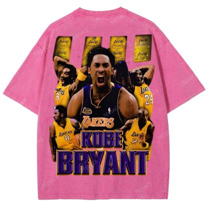 Unisex Fit Washed T-Shirt "Kobe Vision" Kobe Tee