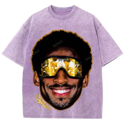 Unisex Fit Washed T-Shirt "Kobe Vision" Kobe Tee