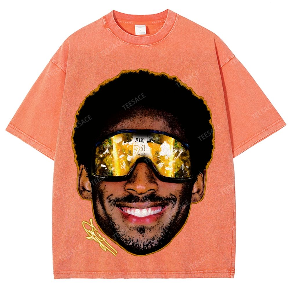 Unisex Fit Washed T-Shirt "Kobe Vision" Kobe Tee