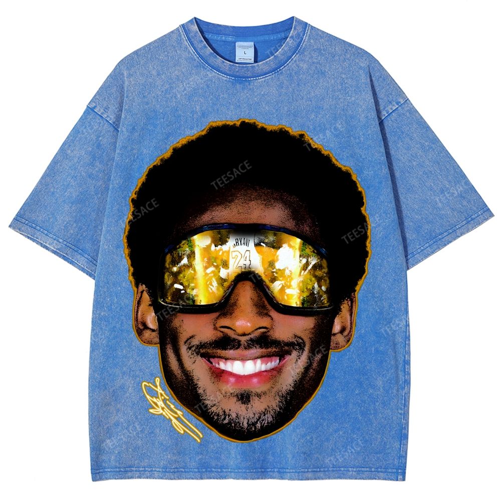 Unisex Fit Washed T-Shirt "Kobe Vision" Kobe Tee