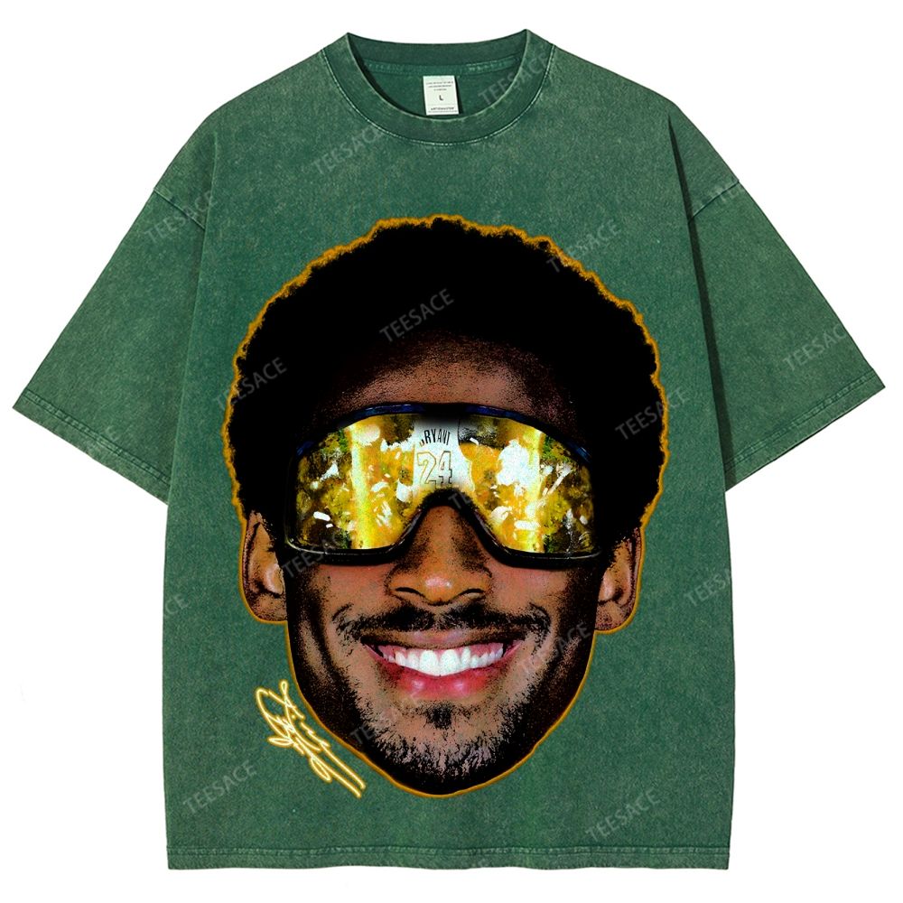Unisex Fit Washed T-Shirt "Kobe Vision" Kobe Tee