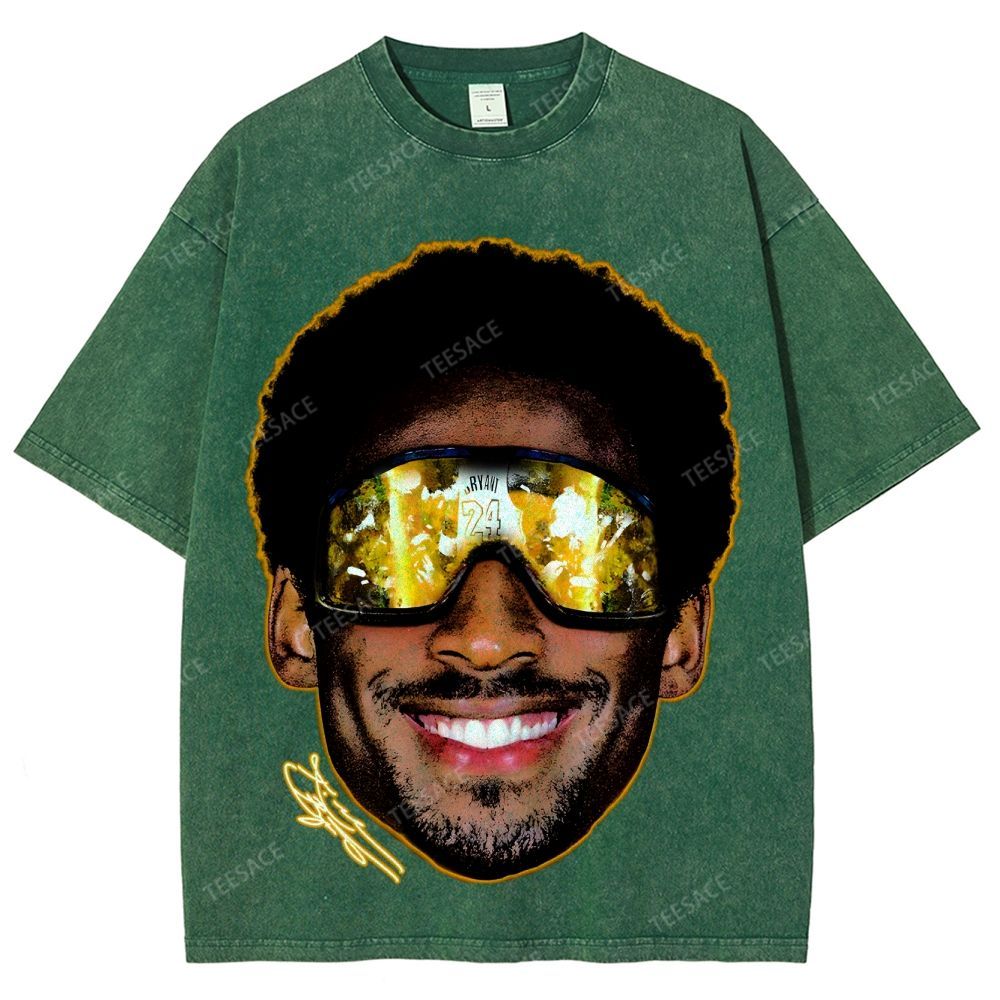 Unisex Fit Washed T-Shirt "Kobe Vision" Kobe Tee