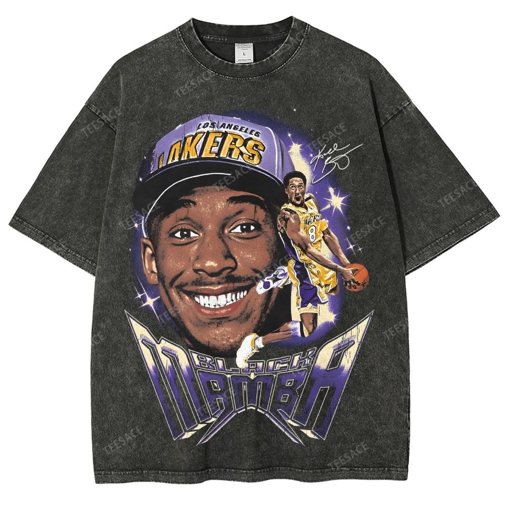 Unisex Fit Washed T-Shirt Kobe Tee