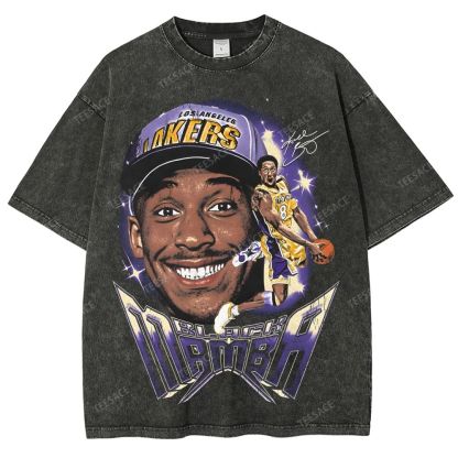 Unisex Fit Washed T-Shirt Kobe Tee