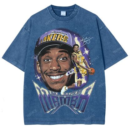 Unisex Fit Washed T-Shirt Kobe Tee