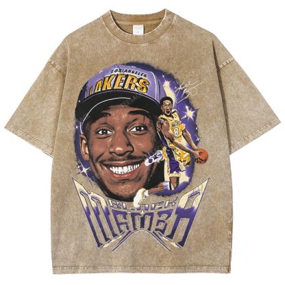Unisex Fit Washed T-Shirt Kobe Tee