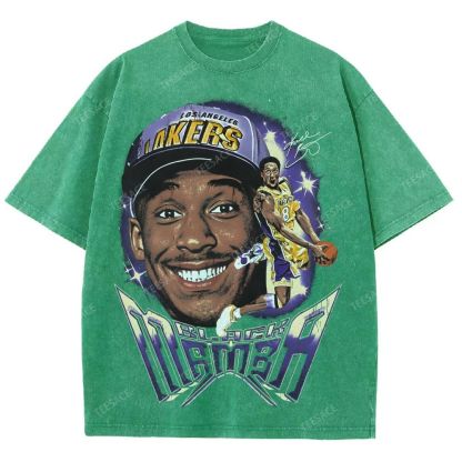Unisex Fit Washed T-Shirt Kobe Tee