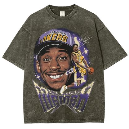 Unisex Fit Washed T-Shirt Kobe Tee
