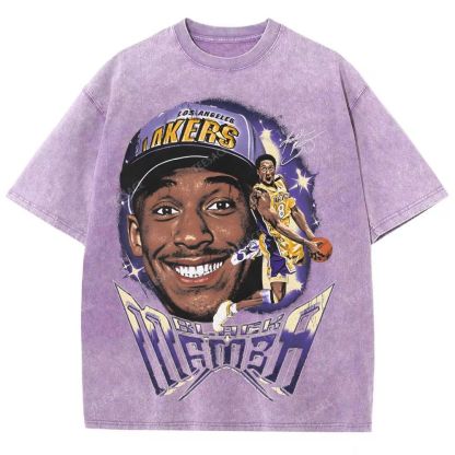 Unisex Fit Washed T-Shirt Kobe Tee