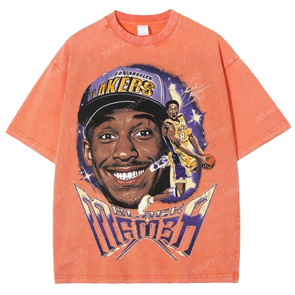 Unisex Fit Washed T-Shirt Kobe Tee
