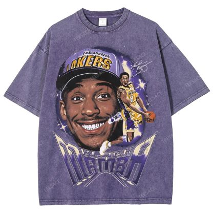 Unisex Fit Washed T-Shirt Kobe Tee