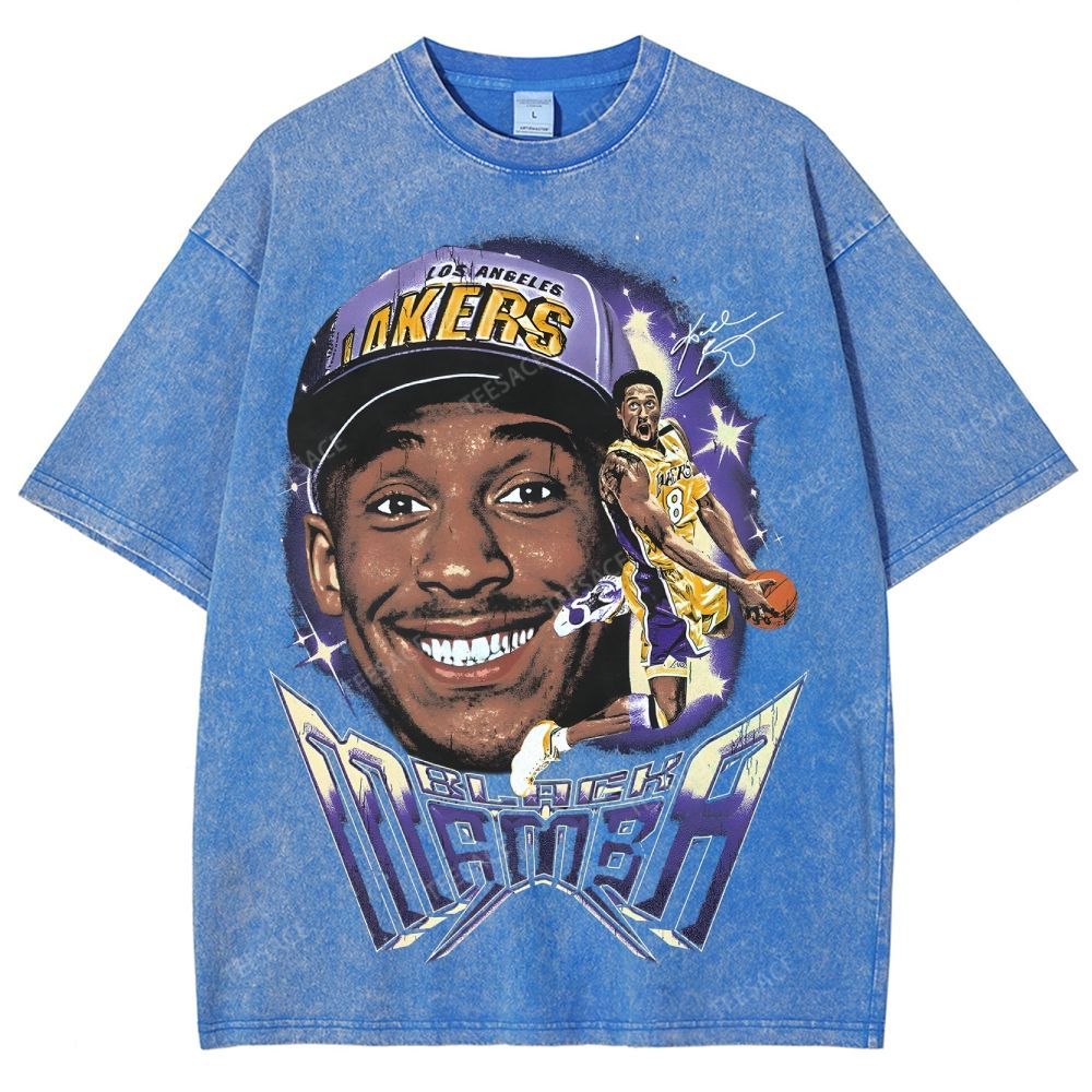 Unisex Fit Washed T-Shirt Kobe Tee
