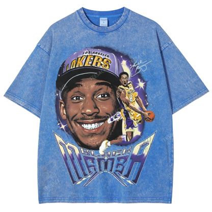 Unisex Fit Washed T-Shirt Kobe Tee