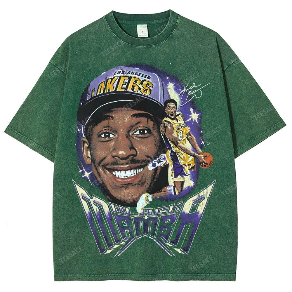 Unisex Fit Washed T-Shirt Kobe Tee