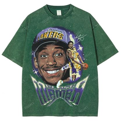 Unisex Fit Washed T-Shirt Kobe Tee