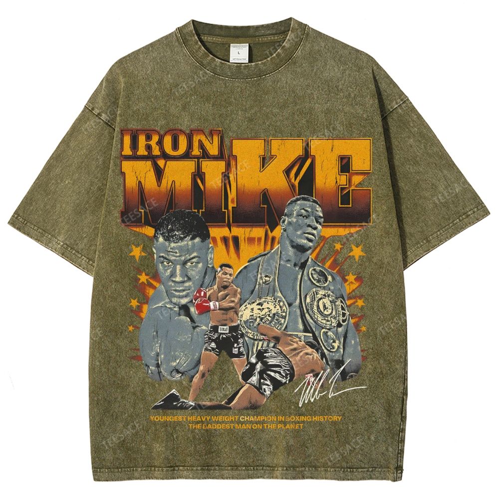 Unisex Fit Washed T-Shirt Tyson Tee