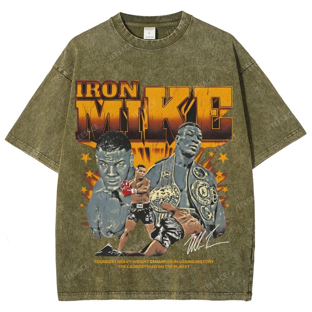 Unisex Fit Washed T-Shirt Tyson Tee