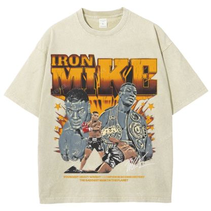 Unisex Fit Washed T-Shirt Tyson Tee