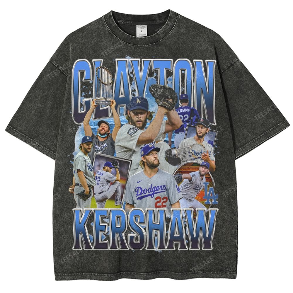CLAYTON KERSHAW Vintage  Dodgers Tee