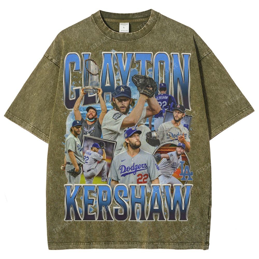 CLAYTON KERSHAW Vintage  Dodgers Tee