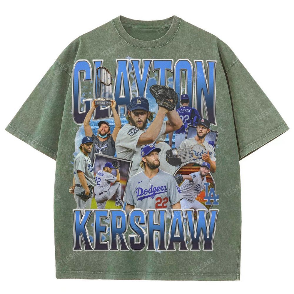 CLAYTON KERSHAW Vintage  Dodgers Tee