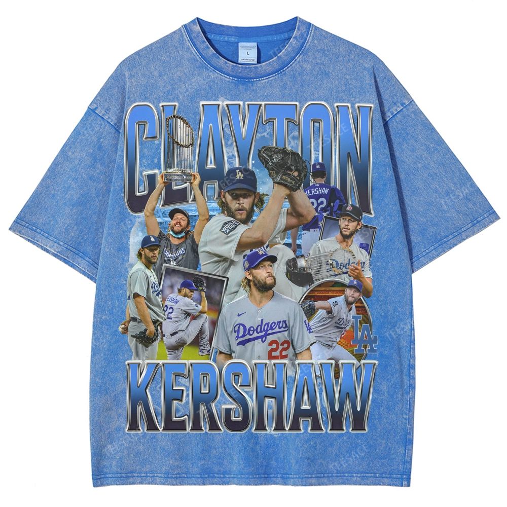 CLAYTON KERSHAW Vintage  Dodgers Tee