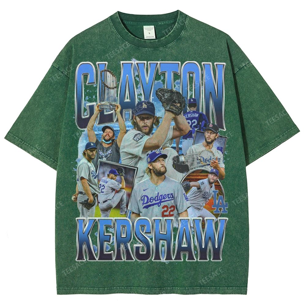 CLAYTON KERSHAW Vintage  Dodgers Tee