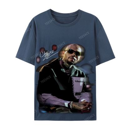 Chris brown Casual Short Sleeve Cotton T-Shirt