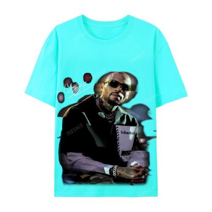 Chris brown Casual Short Sleeve Cotton T-Shirt