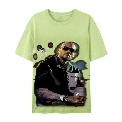Chris brown Casual Short Sleeve Cotton T-Shirt