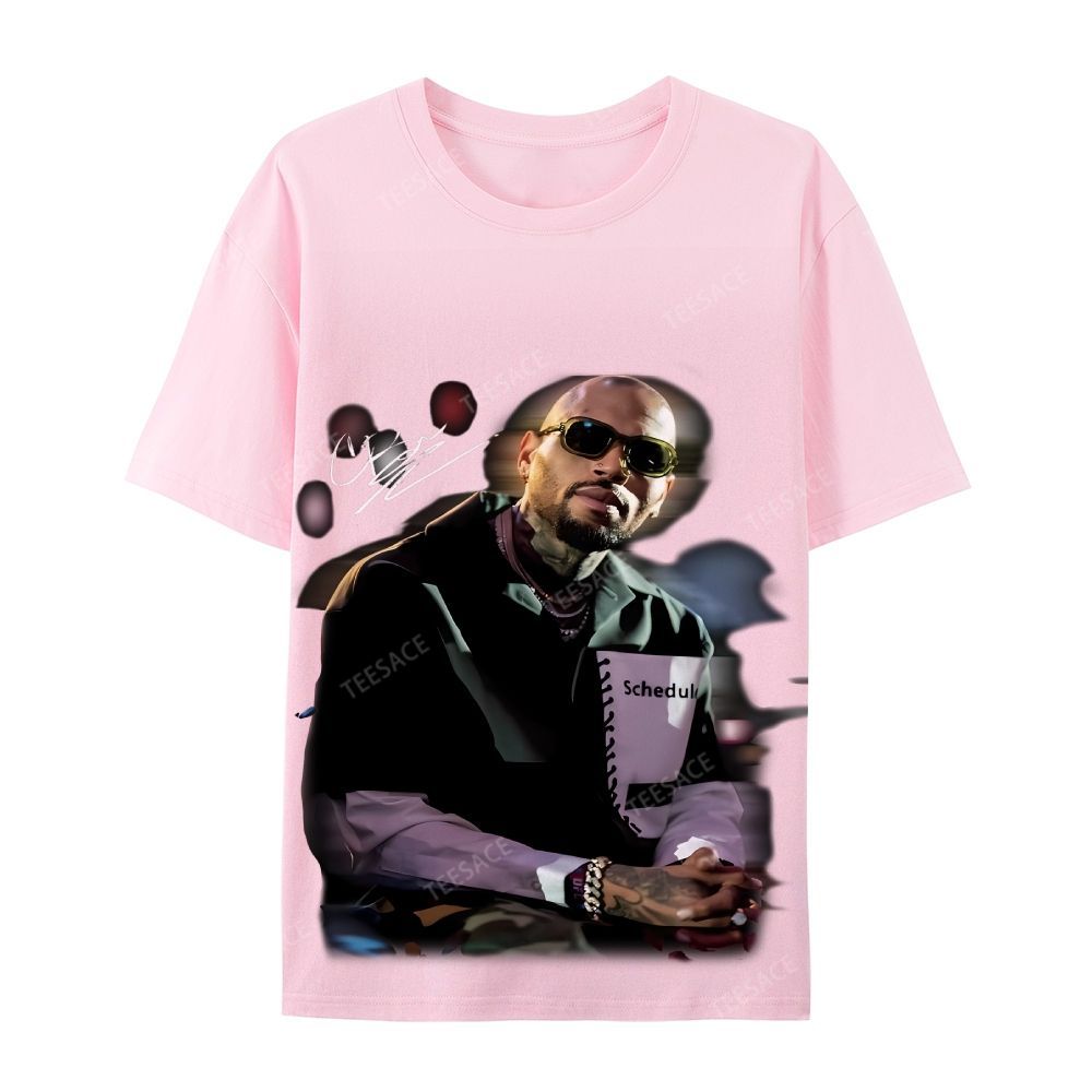 Chris brown Casual Short Sleeve Cotton T-Shirt