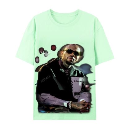 Chris brown Casual Short Sleeve Cotton T-Shirt