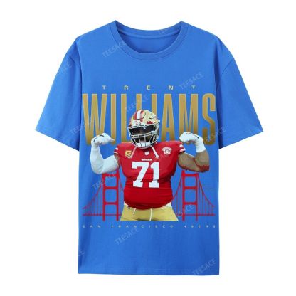 Casual Short Sleeve T-Shirt  Trent Williams Tee
