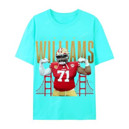 Casual Short Sleeve T-Shirt  Trent Williams Tee