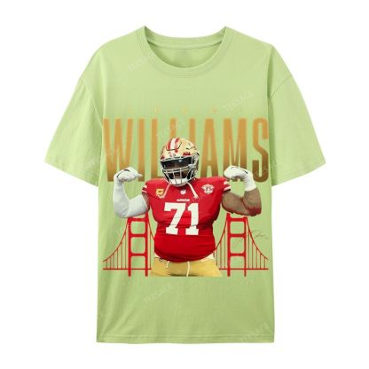 Casual Short Sleeve T-Shirt  Trent Williams Tee