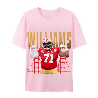 Casual Short Sleeve T-Shirt  Trent Williams Tee