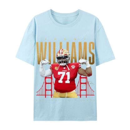 Casual Short Sleeve T-Shirt  Trent Williams Tee