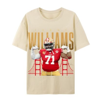 Casual Short Sleeve T-Shirt  Trent Williams Tee